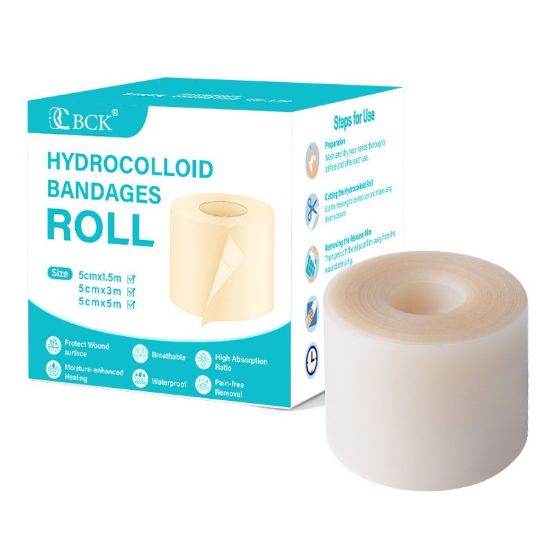 Hydrocolloid Roll Wet Healing Absorbent Hydrocolloid Dressing
