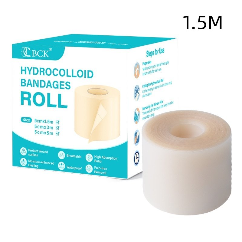 Hydrocolloid Roll Wet Healing Absorbent Hydrocolloid Dressing - Image 2
